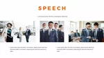 Presentation Clean Orange Speech Google Slides Theme Slide 11