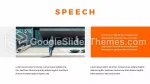 Presentación Discurso Naranja Limpio Tema De Presentaciones De Google Slide 12