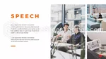 Presentation Clean Orange Speech Google Slides Theme Slide 15