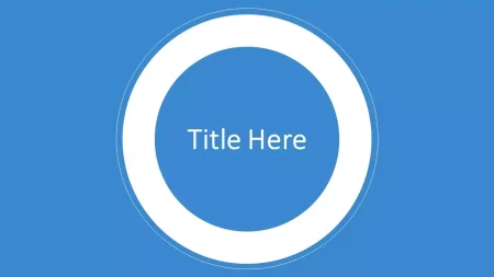 Bleu élégant Modèle Google Slides à télécharger