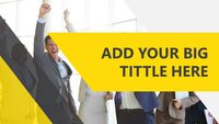 Modern Yellow Google Slides template for download