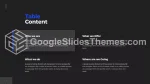 Præsentation Professionel Mørk Google Slides Temaer Slide 04