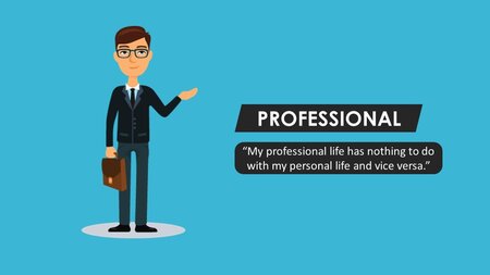 Attractive Blue Cartoon Google Slides template for download