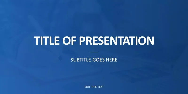 Minimal Simple Google Slides template for download