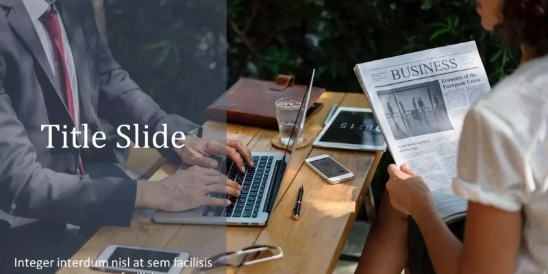 Office Simple Google Slides template for download