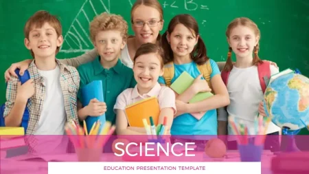 Science And Education Google Slides template for download