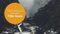 Adventure Trip Google Slides template for download