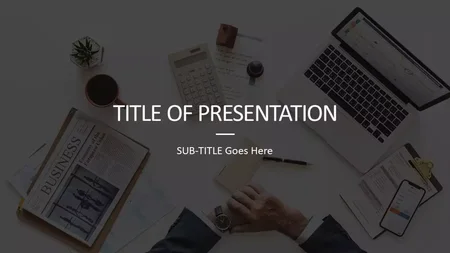 Basis Duidelijk Zakelijk Google Presentaties-sjabloon om te downloaden