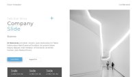 Clean Energy Company Portfolio Google Slides template for download