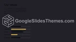 Schlicht Dunkle Schlanke Infografik Google Präsentationen-Design Slide 06
