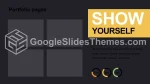 Simple Dark Sleek Infographic Google Slides Theme Lide 101