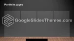 Simple Dark Sleek Infographic Google Slides Theme Lide 104