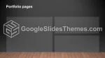 Simple Dark Sleek Infographic Google Slides Theme Lide 105