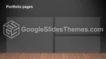 Semplice Infografica Scura Ed Elegante Tema Di Presentazioni Google Lide 105