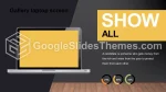 Eenvoudig Donkere Strakke Infographic Google Presentaties Thema Lide 107
