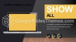 Semplice Infografica Scura Ed Elegante Tema Di Presentazioni Google Lide 107