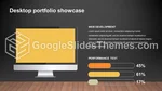 Schlicht Dunkle Schlanke Infografik Google Präsentationen-Design Lide 111