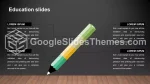 Simple Dark Sleek Infographic Google Slides Theme Lide 136