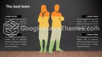 Eenvoudig Donkere Strakke Infographic Google Presentaties Thema Lide 170