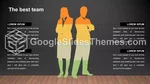 Schlicht Dunkle Schlanke Infografik Google Präsentationen-Design Lide 170