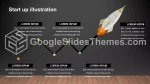 Schlicht Dunkle Schlanke Infografik Google Präsentationen-Design Slide 24
