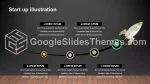 Prosty Ciemna, Elegancka Infografika Gmotyw Google Prezentacje Slide 25