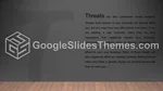 Schlicht Dunkle Schlanke Infografik Google Präsentationen-Design Slide 87