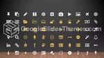 Schlicht Dunkle Schlanke Infografik Google Präsentationen-Design Slide 89