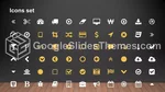 Schlicht Dunkle Schlanke Infografik Google Präsentationen-Design Slide 91