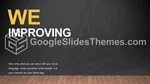 Schlicht Dunkle Schlanke Infografik Google Präsentationen-Design Slide 95