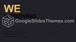 Schlicht Dunkle Schlanke Infografik Google Präsentationen-Design Slide 96