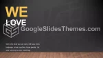 Enkel Mörk Elegant Infografik Google Presentationer-Tema Slide 97