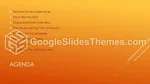 Semplice Elegante Business Arancione Tema Di Presentazioni Google Slide 02