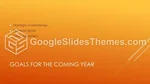 Semplice Elegante Business Arancione Tema Di Presentazioni Google Slide 10