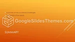Semplice Elegante Business Arancione Tema Di Presentazioni Google Slide 11