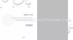 Semplice Gocce D'acqua Minime Tema Di Presentazioni Google Slide 02