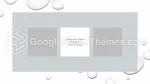 Schlicht Wassertropfen Minimal Google Präsentationen-Design Slide 03