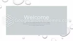 Semplice Gocce D'acqua Minime Tema Di Presentazioni Google Slide 05