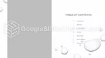 Semplice Gocce D'acqua Minime Tema Di Presentazioni Google Slide 06