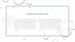 Semplice Gocce D'acqua Minime Tema Di Presentazioni Google Slide 12