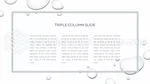 Semplice Gocce D'acqua Minime Tema Di Presentazioni Google Slide 15
