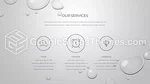 Semplice Gocce D'acqua Minime Tema Di Presentazioni Google Slide 28