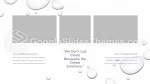 Simples Gotas De Água Mínimas Tema Do Apresentações Google Slide 33