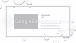 Semplice Gocce D'acqua Minime Tema Di Presentazioni Google Slide 41