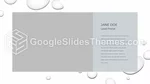 Semplice Gocce D'acqua Minime Tema Di Presentazioni Google Slide 44