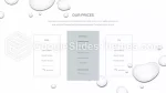 Schlicht Wassertropfen Minimal Google Präsentationen-Design Slide 74