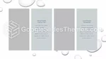 Semplice Gocce D'acqua Minime Tema Di Presentazioni Google Slide 77