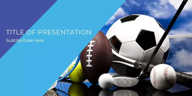 Ballsport Google Presentasjoner tema til nedlastning