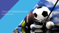 Deportes de pelota Plantilla de Presentaciones de Google para descargar