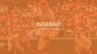 Baseball Google Presentasjoner tema til nedlastning
